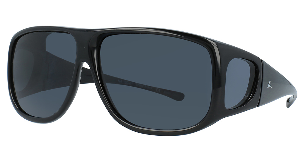 Shiny Black / Gray lens