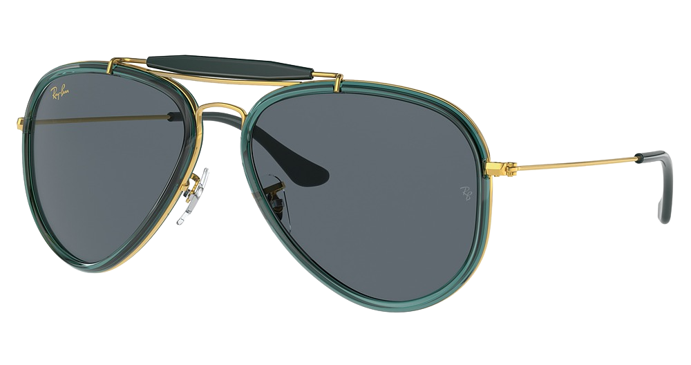 Ray-Ban RB3428 ROAD SPIRIT aviator sunglasses in Legend Gold/Blue