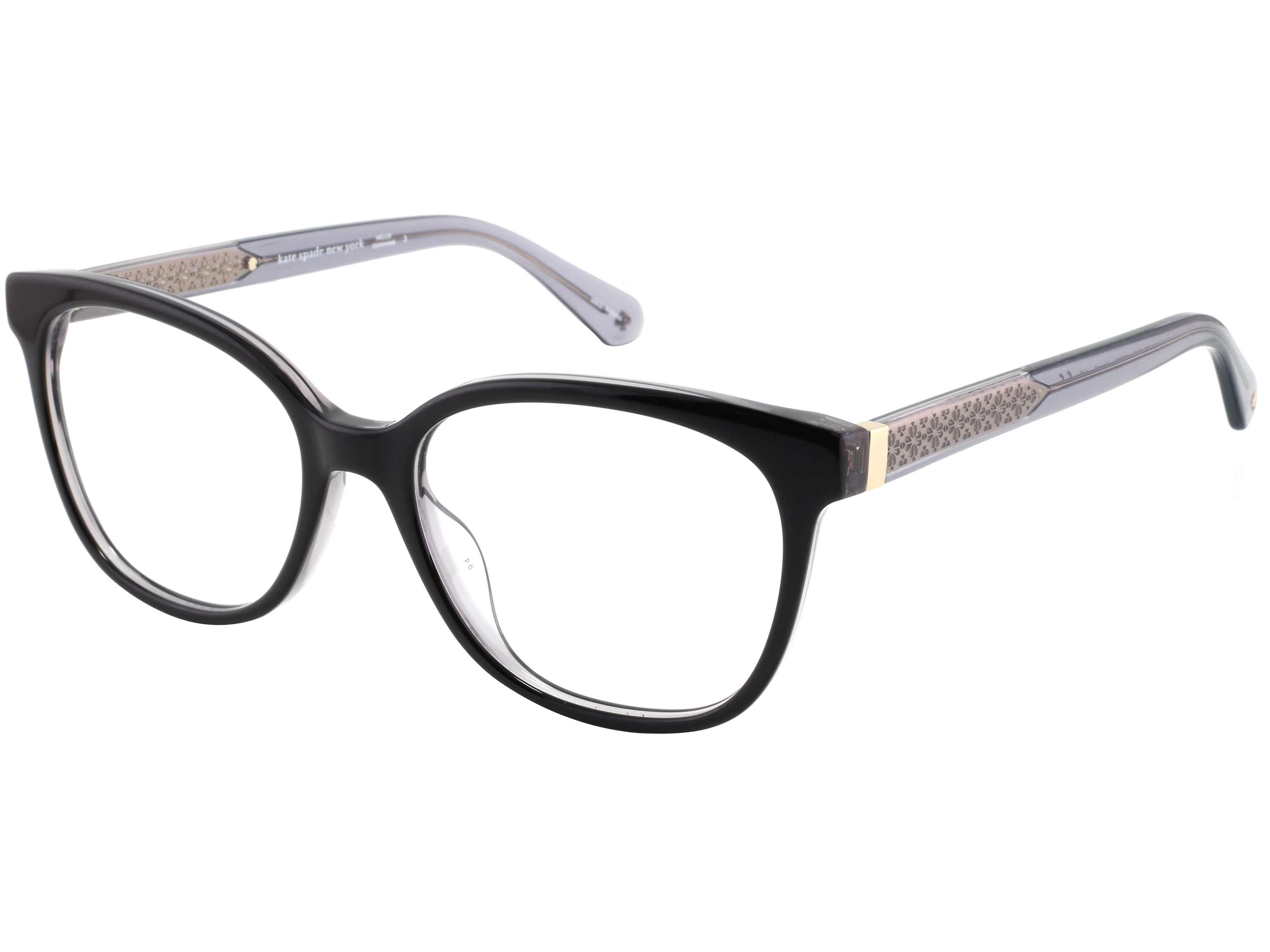 Kate Spade Payton square eyeglasses in Black