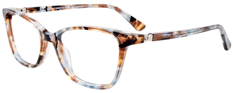 Brown & Crystal & Black Marbled