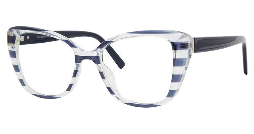 Kate Spade FIONA/BB rectangle eyeglasses in Blue