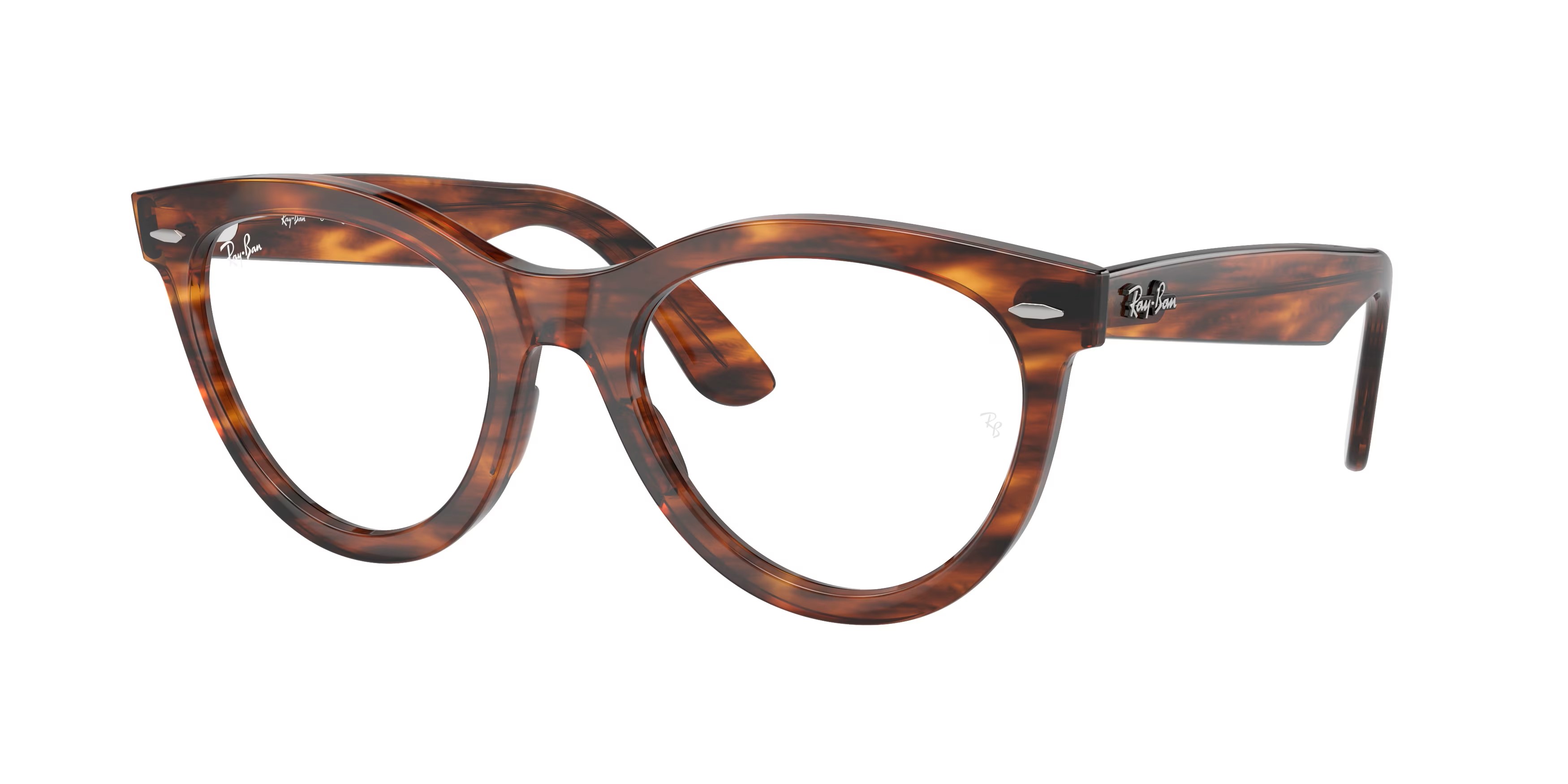 Ray-Ban RB2241 WAYFARER WAY sunglasses in Striped Havana/Green Polarized