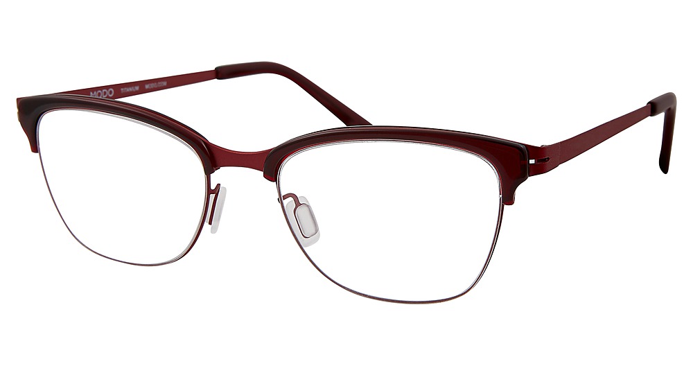 Modo 4515 round eyeglasses in Burgundy