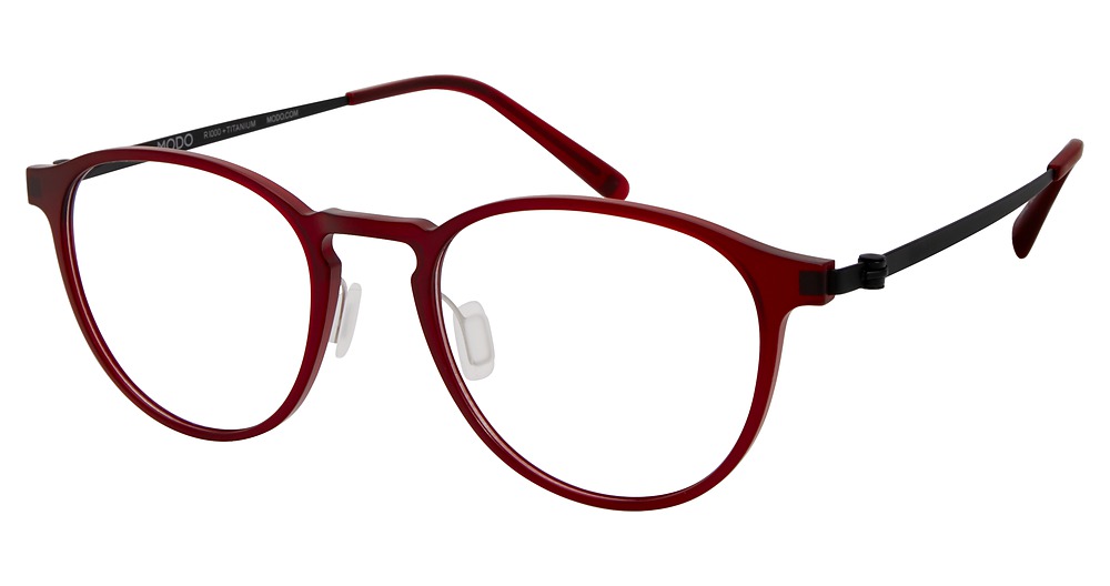 Modo 7013 round eyeglasses in Matte Burgundy