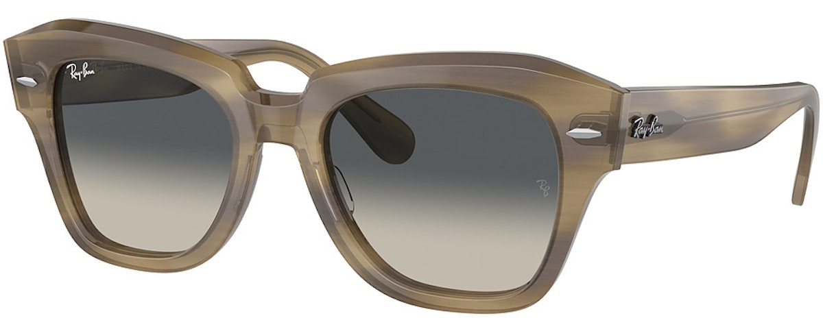 STRIPED GREEN / GREY GRADIENT