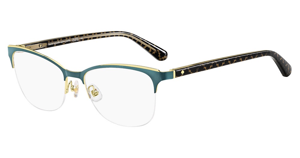 Kate Spade Brieana rectangle eyeglasses in Green