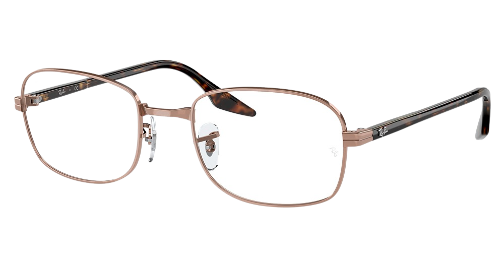 Ray-Ban RX3690V round eyeglasses in Copper