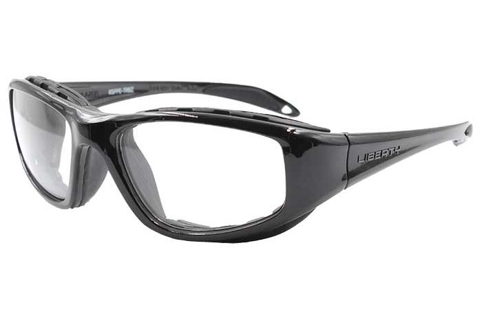 Shiny Black / Clear Anti-Fog