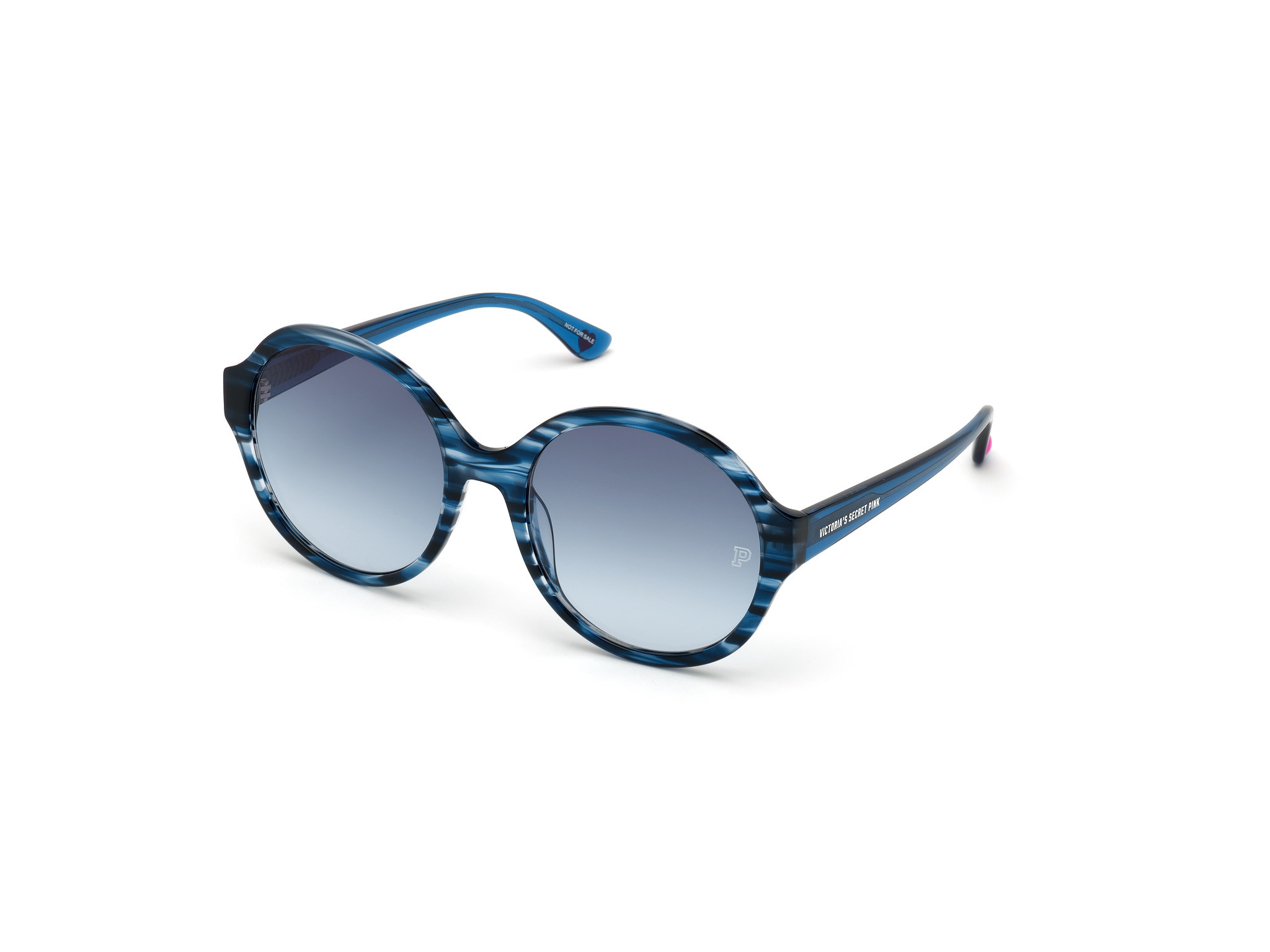 Crystal Blue Horn, Blue Gradient Lens