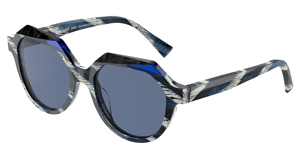 METALLIC BLUE HORN/ BLUE / DARK BLUE