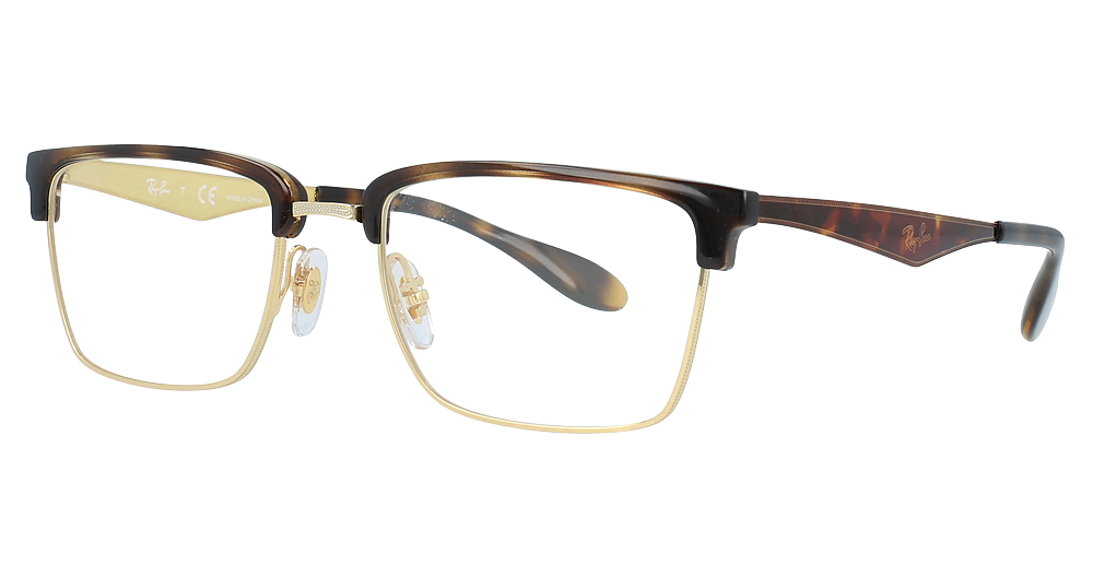 Ray-Ban RX6397 rectangle eyeglasses in Gold