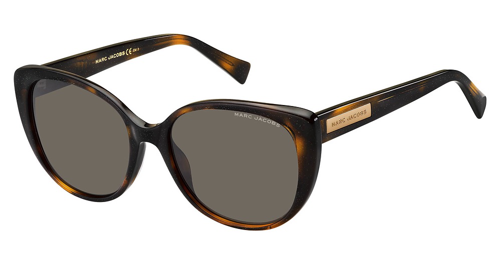 Marc Jacobs Marc 421/S rectangle sunglasses in Havana Glt/Grey