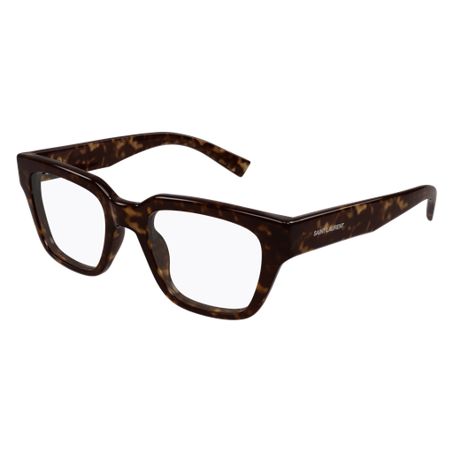 Saint Laurent SL 804 rectangle eyeglasses in Havana
