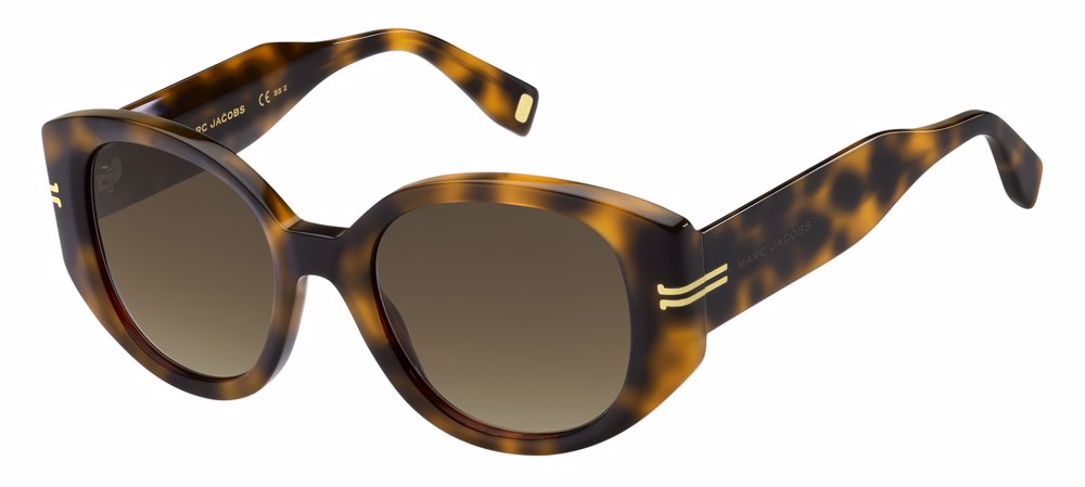 Marc Jacobs MJ 1052/S round sunglasses in Havana 2/Brown Shaded