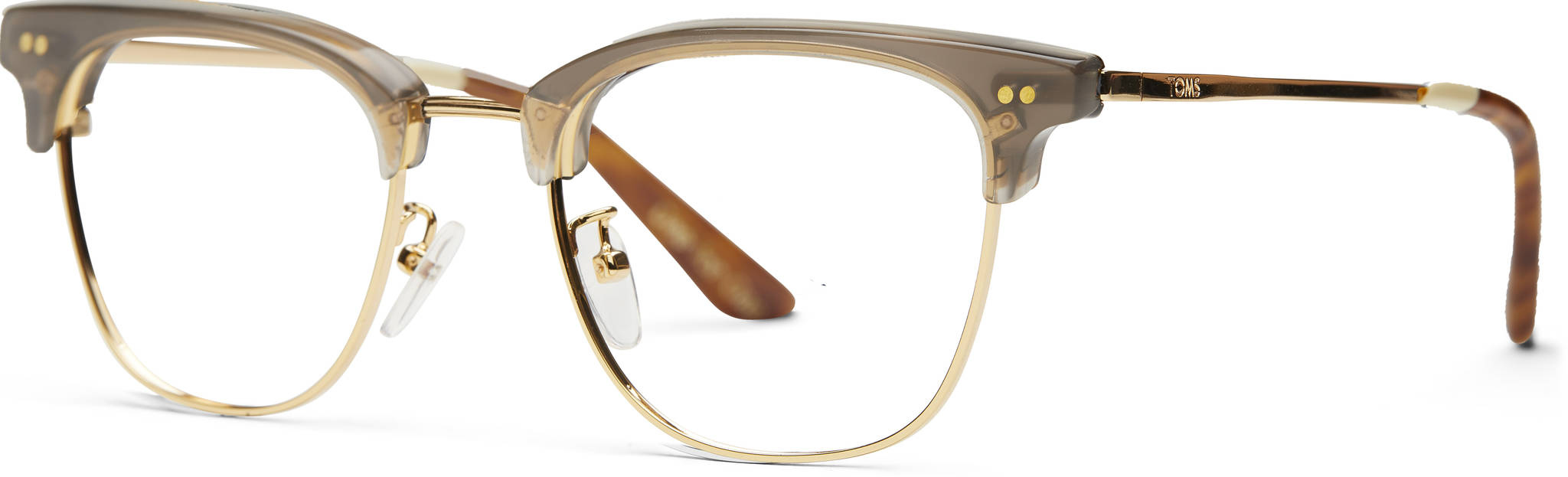 RX- MONTY 52 DARK TAUPE/GOLD/DK TORT
