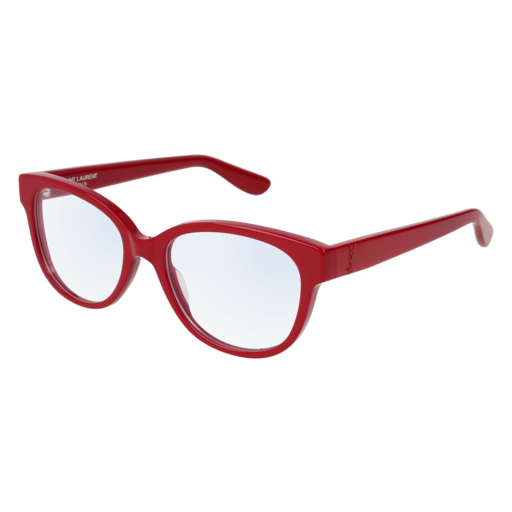 Saint Laurent SL M27 rectangle sunglasses in Red