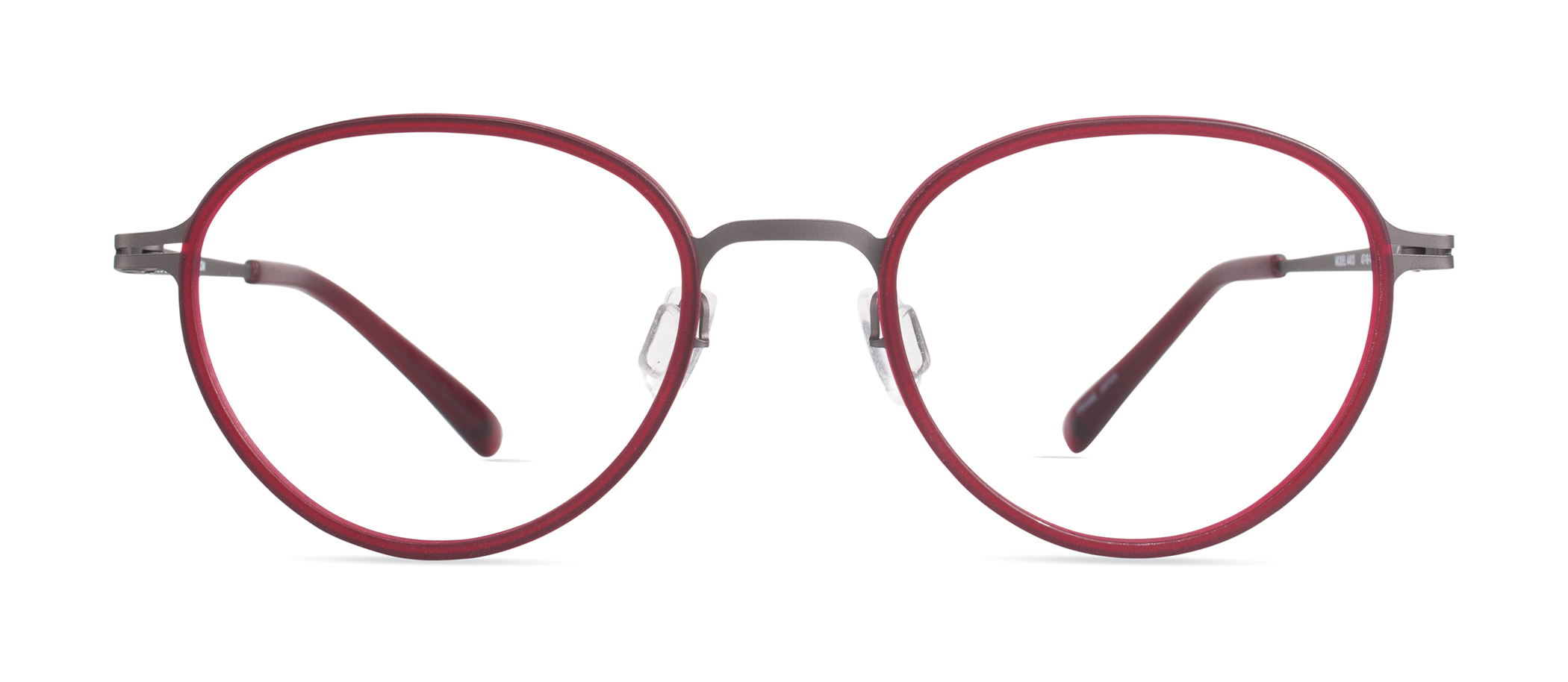 Modo 4403 cateye eyeglasses in Burgundy