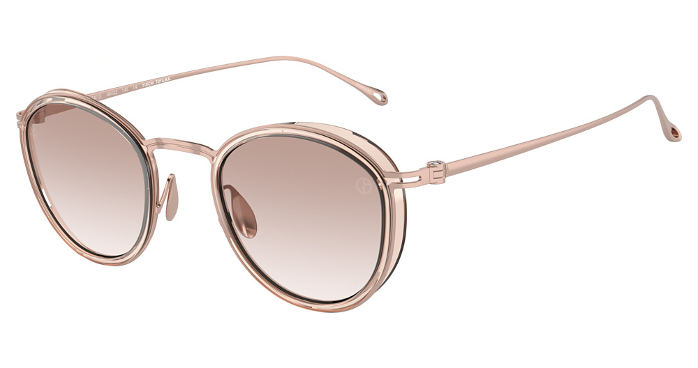 TRANSPARENT PINK / CLEAR GRADIENT BROWN