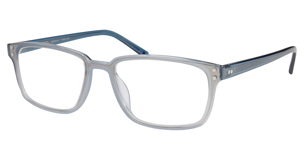 Modo 6604 rectangle eyeglasses in Ice Blue/Silver