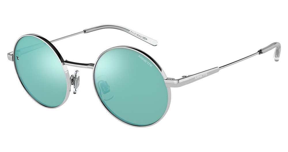 BRUSHED SILVER / LIGHT AZURE MIRROR TEAL