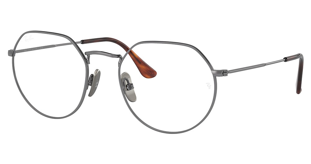 Ray-Ban RX8165V round eyeglasses in Gunmetal