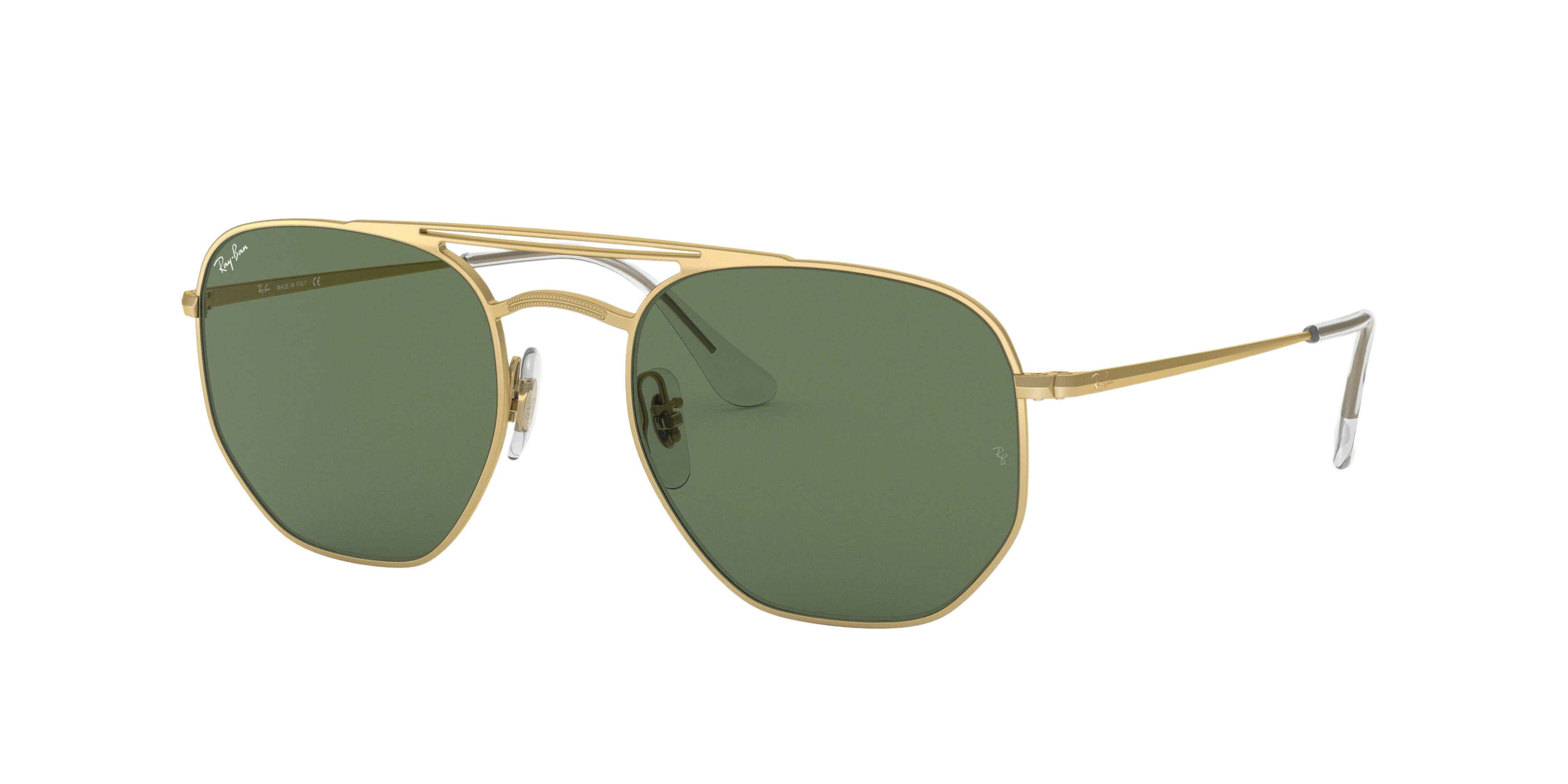 Ray-Ban RB3609 square sunglasses in Demi Gloss Gold