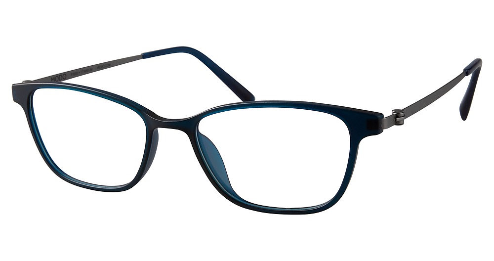 Modo 7010 round eyeglasses in Matte Emerald
