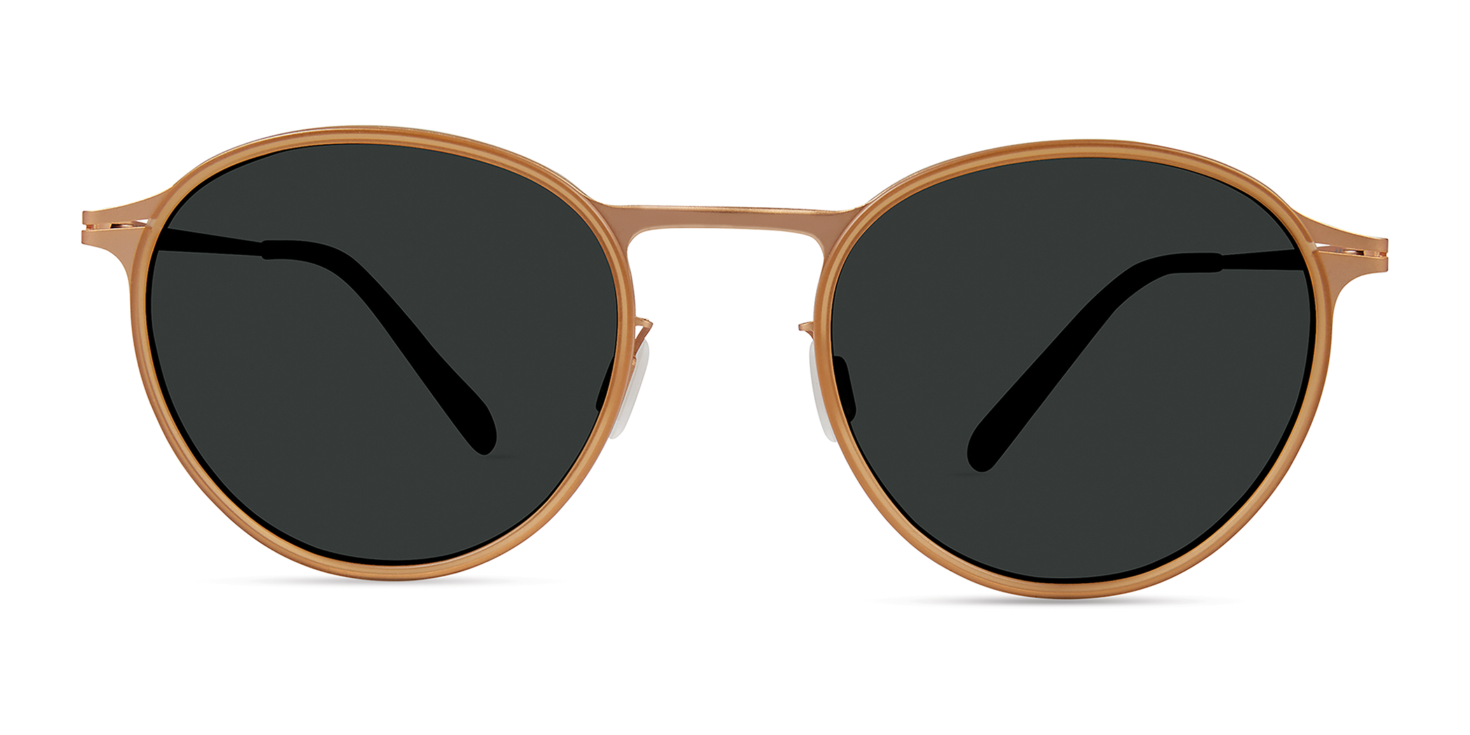 Modo 684 round sunglasses in Nude