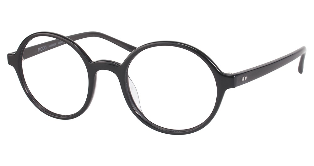 Modo 6608 round eyeglasses in Dark Onyx