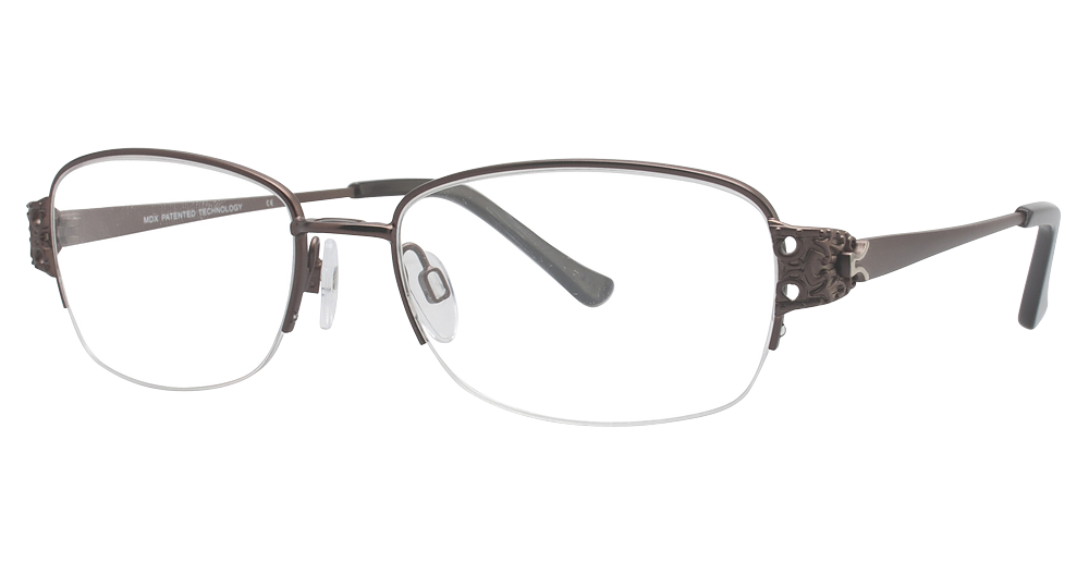 Satin Brown & Silver