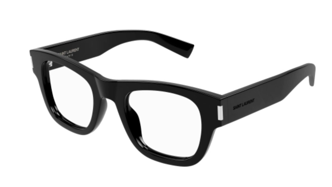 Saint Laurent SL 698 rectangle eyeglasses in Black