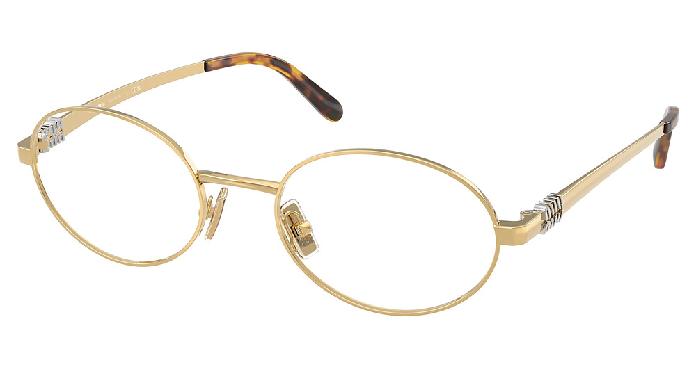 Miu Miu MU 50ZV round eyeglasses in Gold