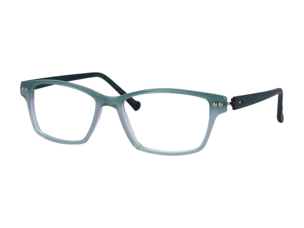 iGreen IG4.116 rectangle eyeglasses in Seafoam Fade/Matte Forest