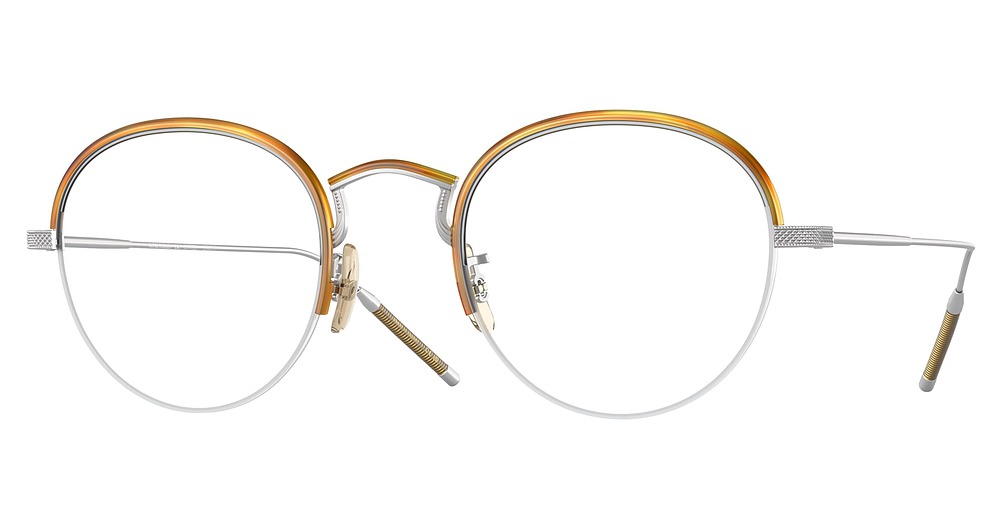 SILVER/AMBER TORTOISE / BLUE BLOCK