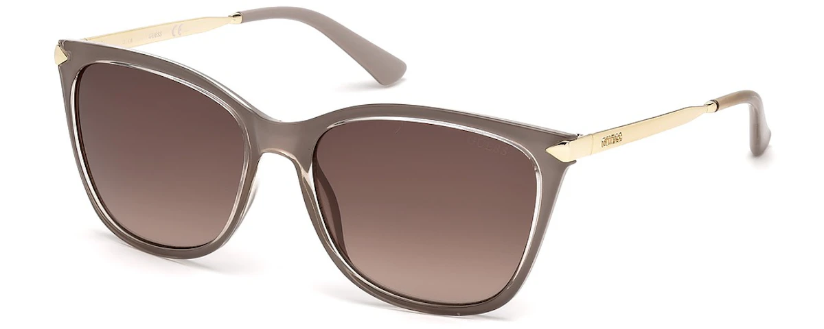 shiny beige / gradient brown