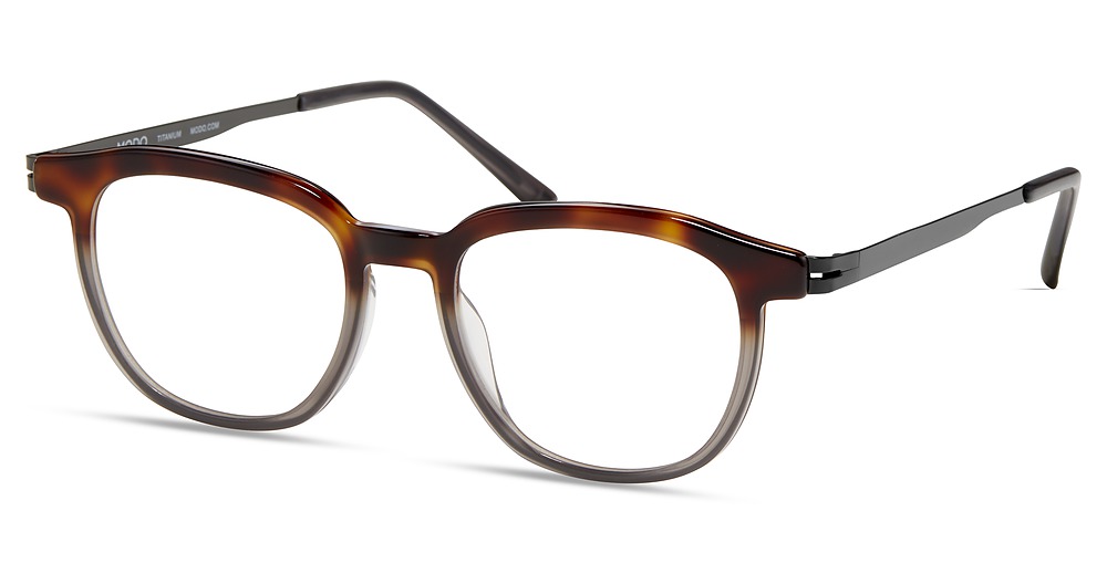 Modo 4542 round eyeglasses in Tortoise To Grey