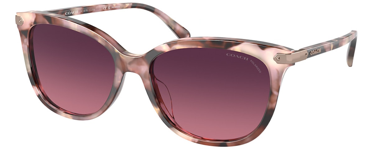 ROSE PEARL TORTOISE / BURGUNDY GRADIENT POLAR