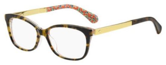 Kate Spade Jodiann cateye eyeglasses in Havana Pattern Green