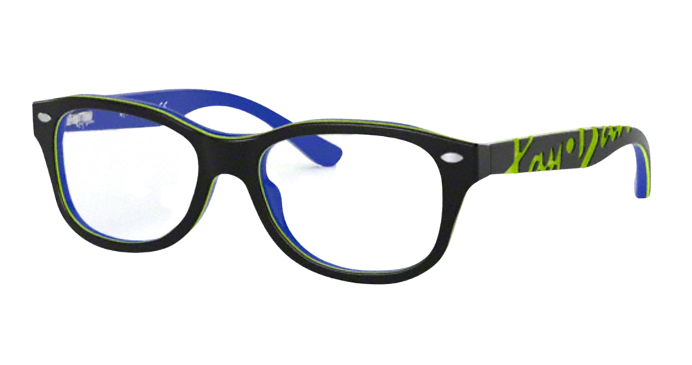 DARK GREY ON BLUE