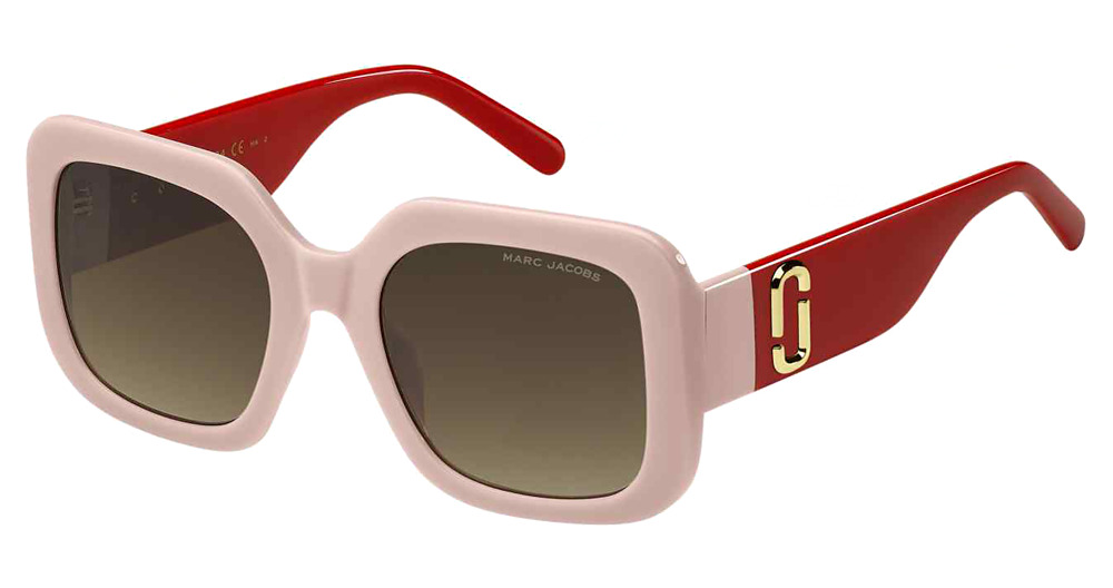 Marc Jacobs MARC 647/S square sunglasses in Pkrd/Brown Shaded