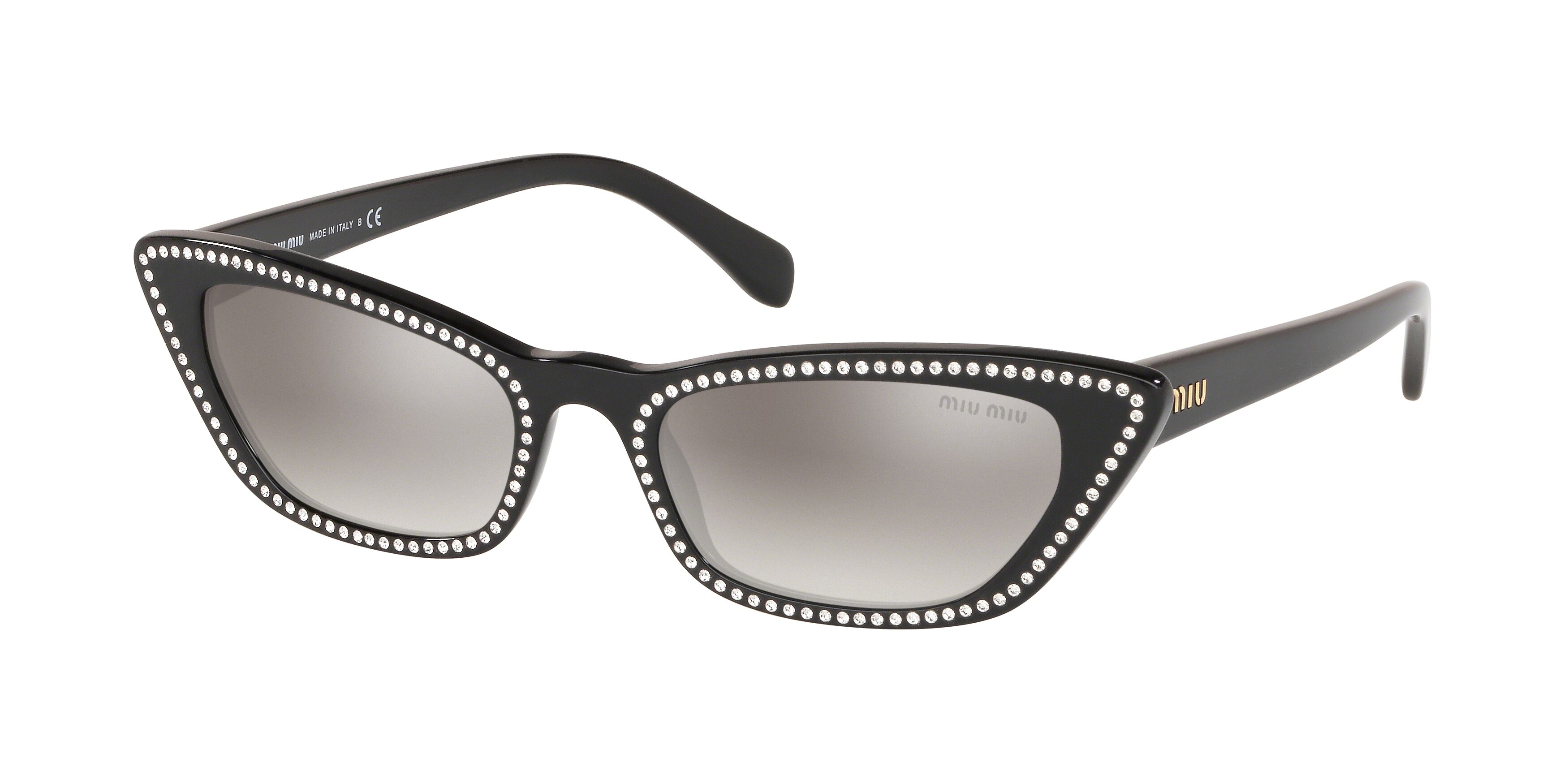 Miu Miu MU 10US cateye sunglasses in Black