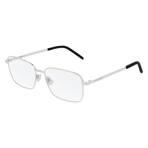 Saint Laurent SL 330 rectangle sunglasses in Silver Silver Transparent