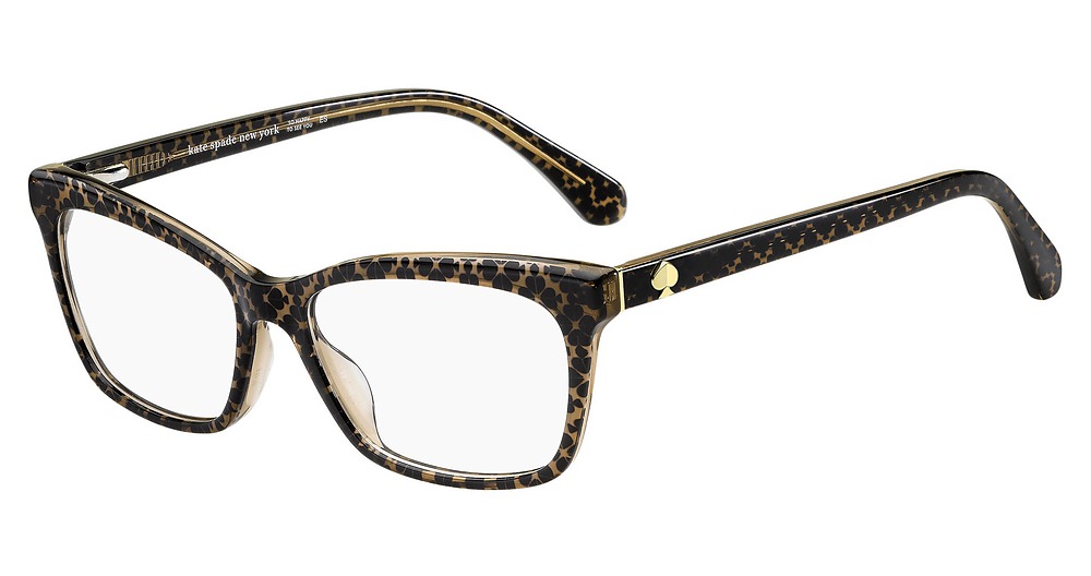 Kate Spade Cardea rectangle eyeglasses in Crysbrwn C
