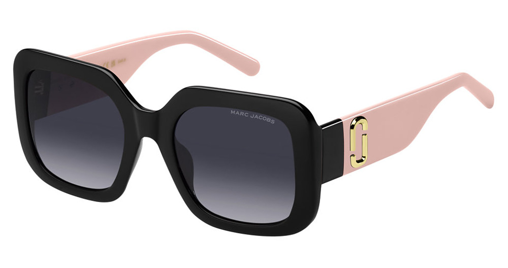Marc Jacobs MARC 647/S square sunglasses in Blackpink/Dark Grey Shaded