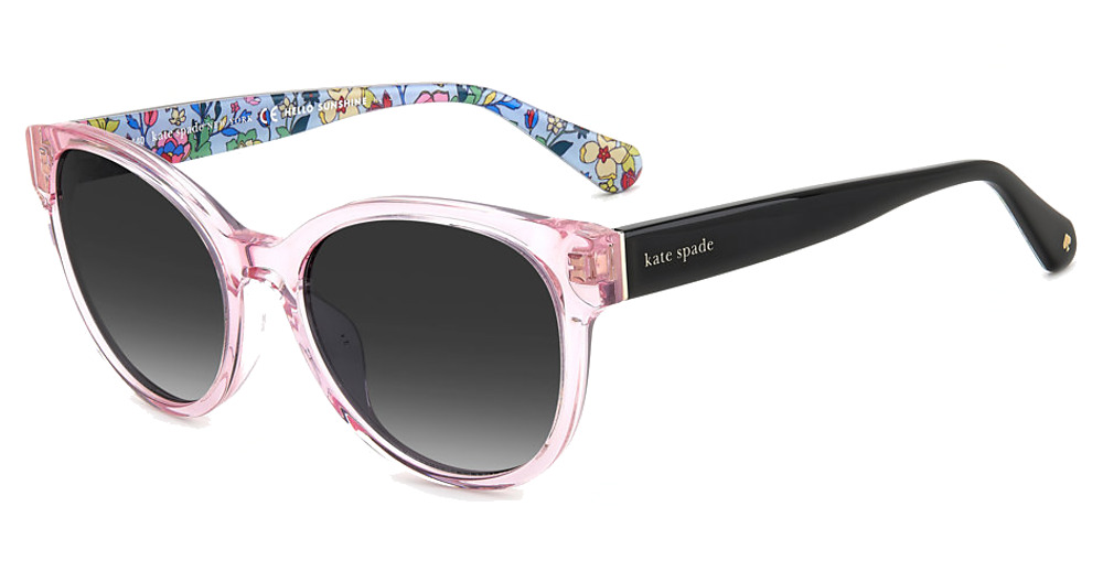Kate Spade NATHALIE/G/S cateye sunglasses in Pink/Dark Grey Shaded