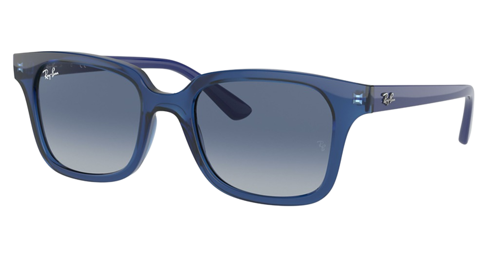 TRANSPARENT BLUE / LIGHT GREY GRADIENT DARK BLUE
