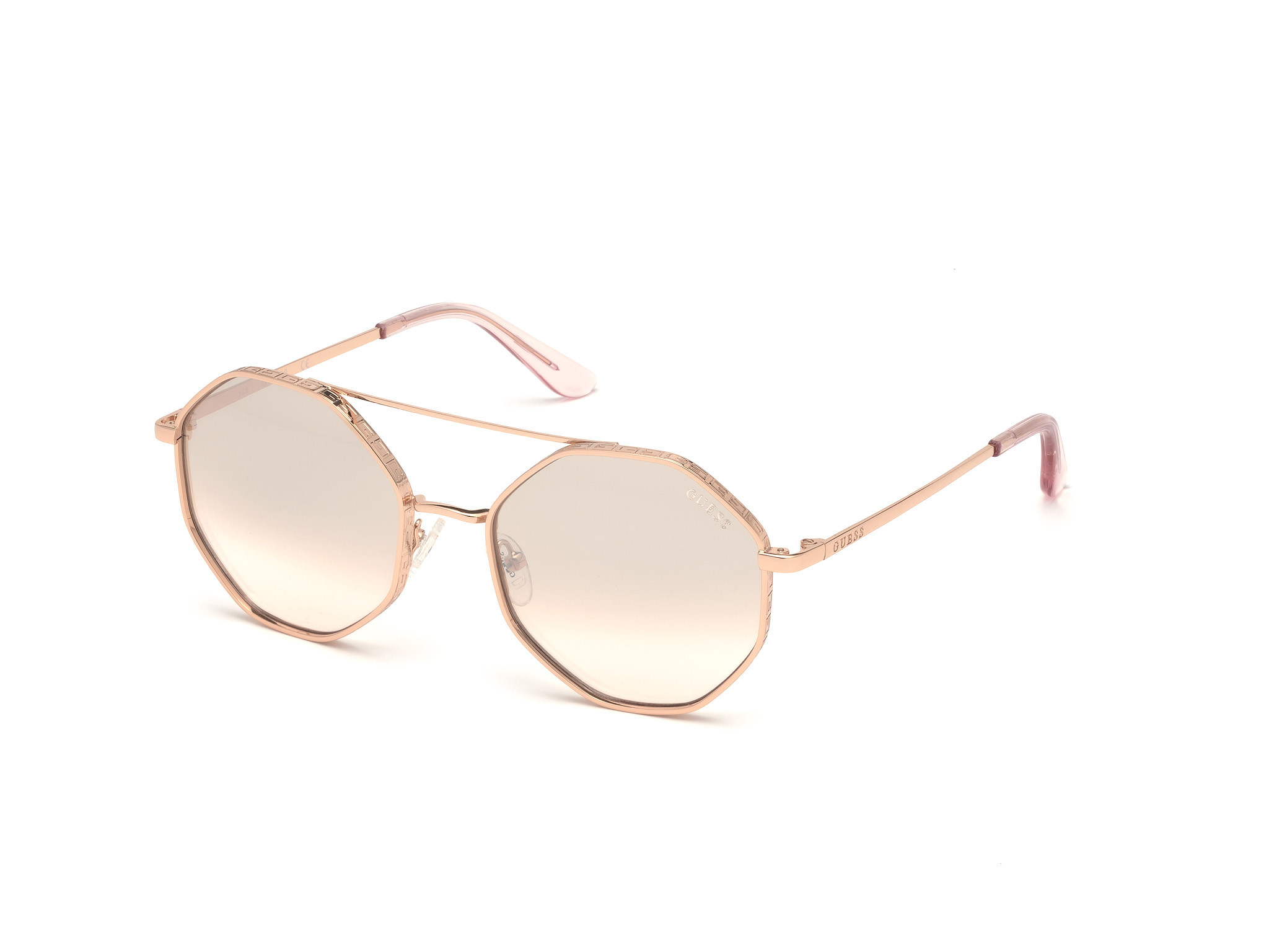 Shiny Rose Gold / Bordeaux Mirror Lenses