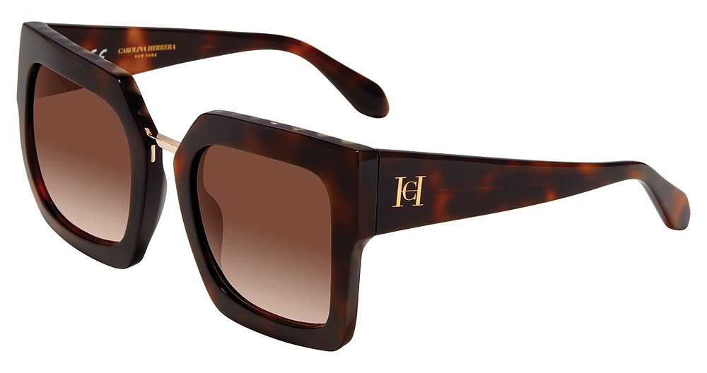 Carolina Herrera SHN606M square sunglasses in Tortoise 01 Ay