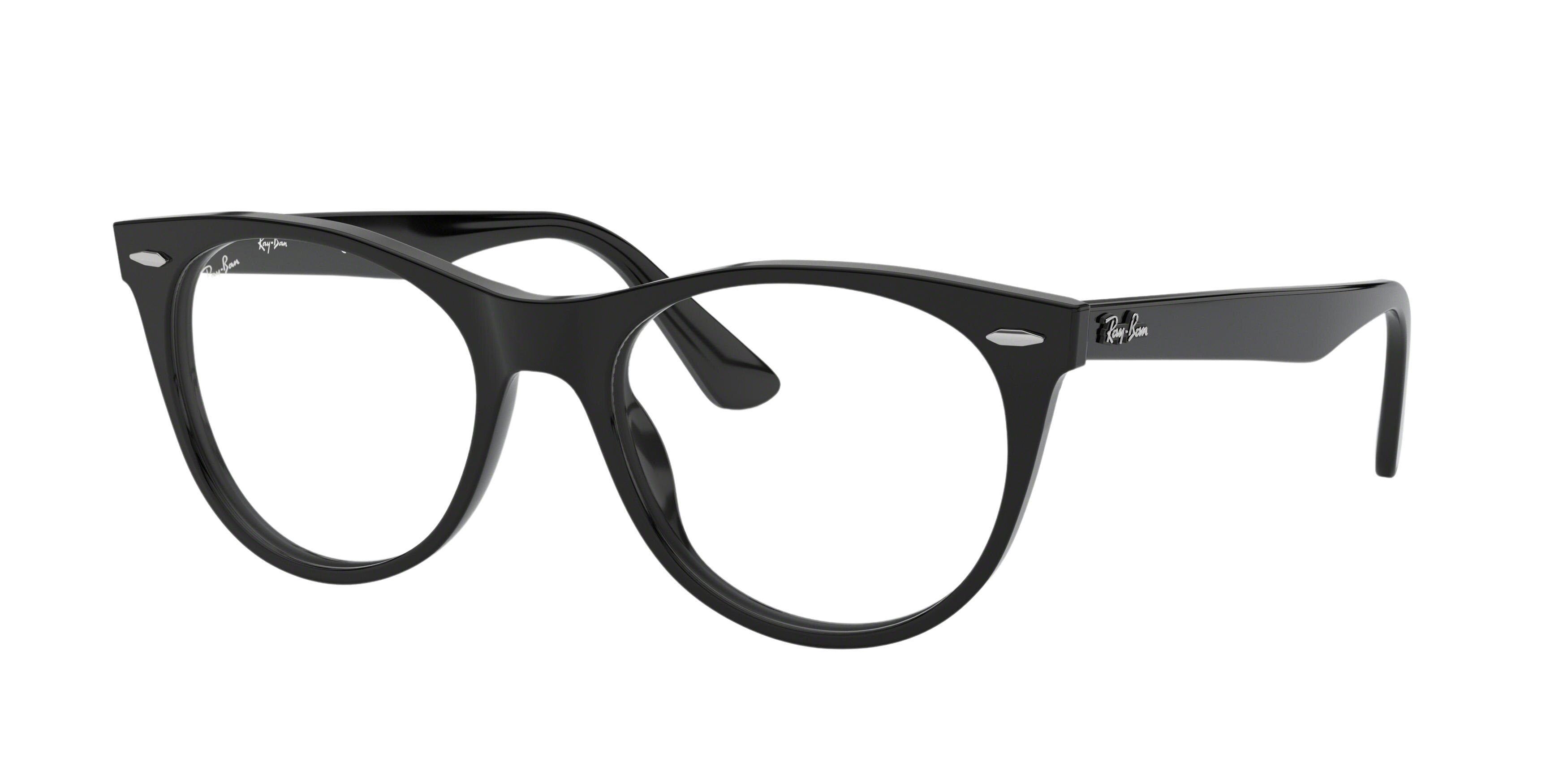 Ray-Ban RX2185VF round eyeglasses in Black
