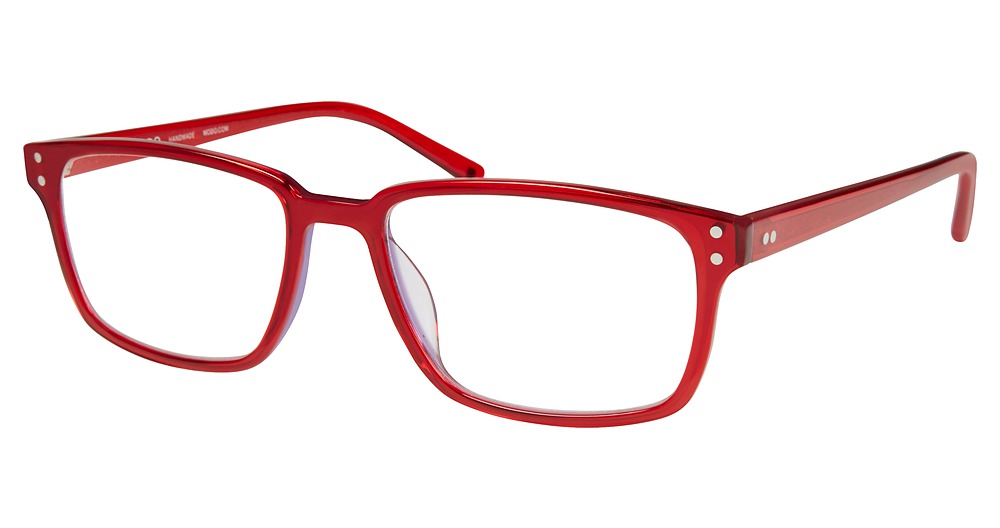 Modo 6604 rectangle eyeglasses in Red/Purple